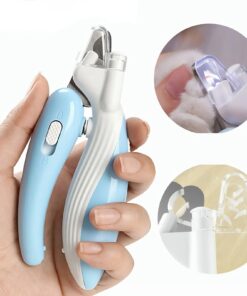 Pet Nail Clipper with LED Light – Safe Trimming Tool for Dogs & Cats