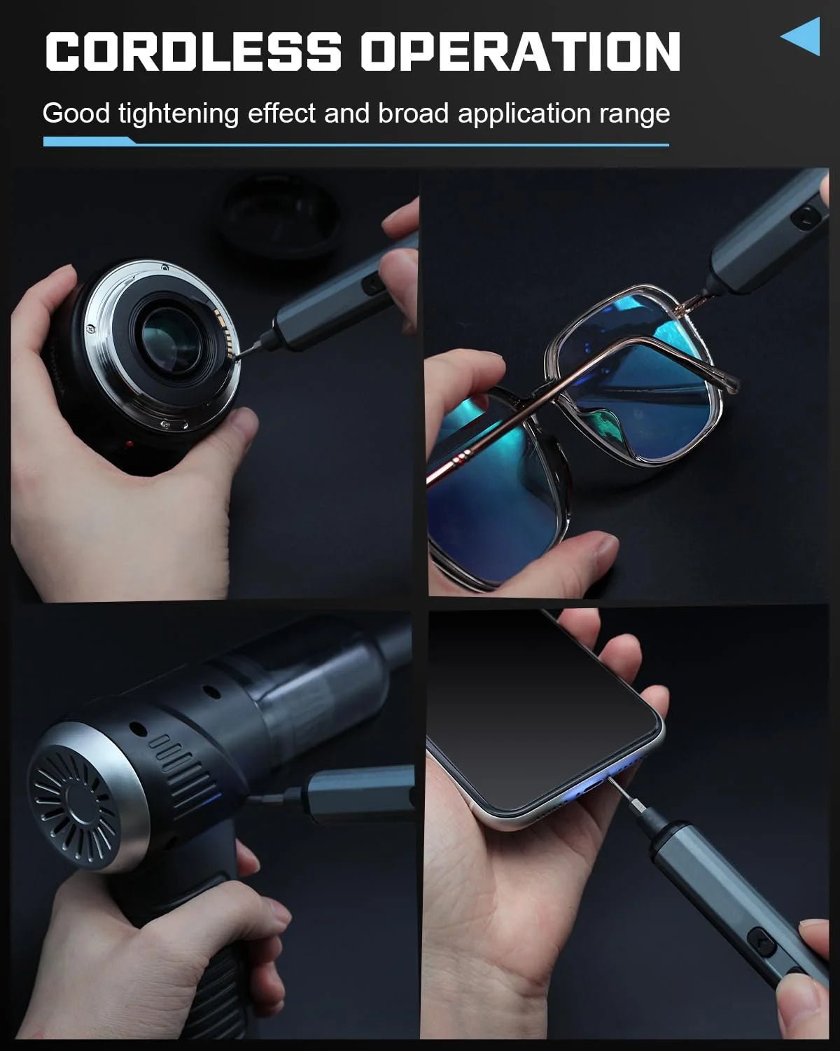 Precision Electric Screwdriver Set – Cordless Repair Kit