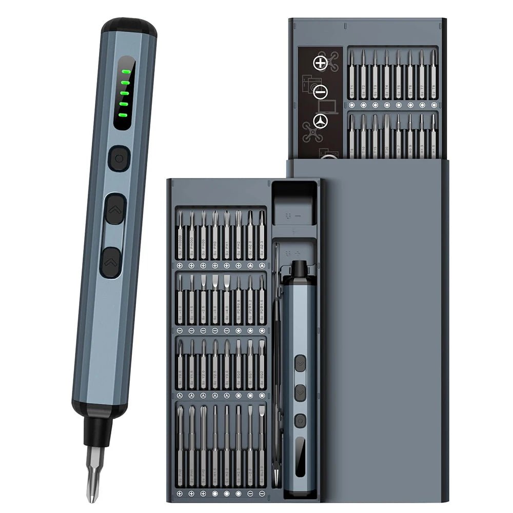 Precision Electric Screwdriver Set – Cordless Repair Kit
