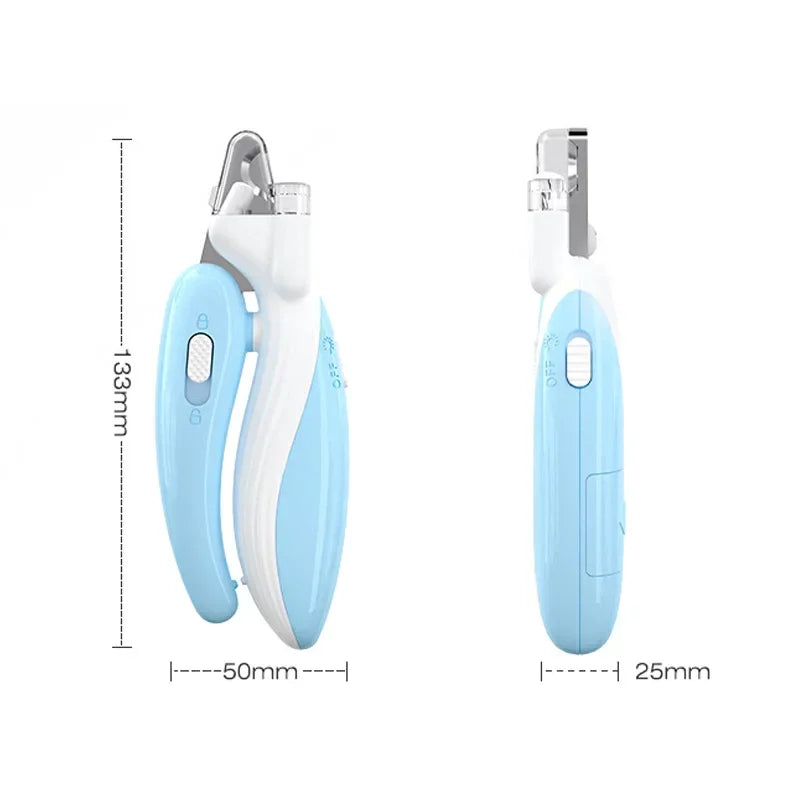 Pet Nail Clipper with LED Light – Safe Trimming Tool for Dogs & Cats