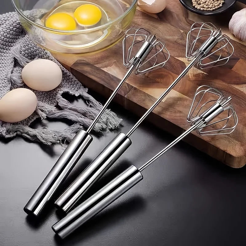 Stainless Steel Semi-Automatic Egg Beater & Mixer