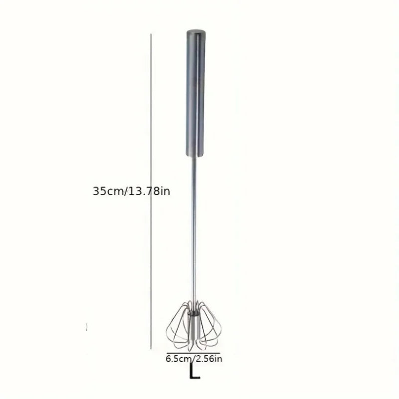 Stainless Steel Semi-Automatic Egg Beater & Mixer