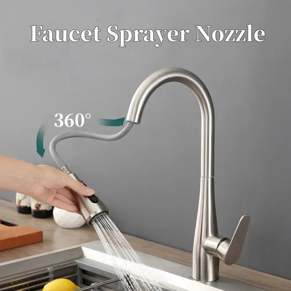 360° Rotating Faucet Extender – 3-Mode Kitchen Tap Adapter