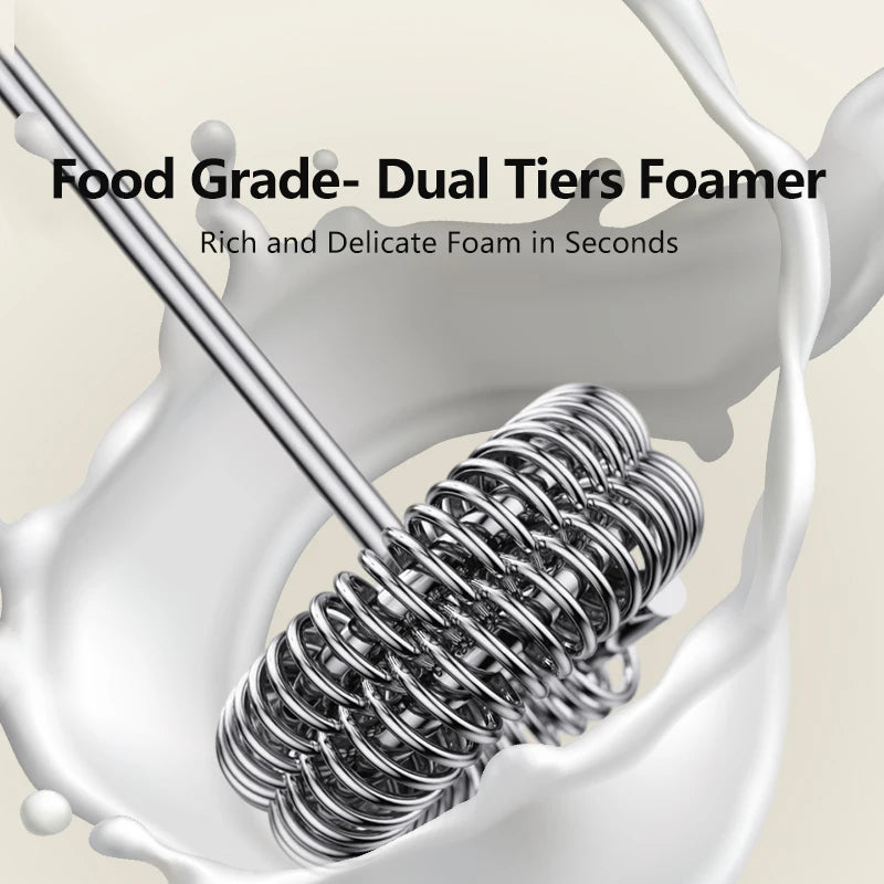 3-Speed Wireless Coffee Cream Frother – USB Rechargeable