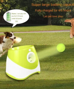 Automatic Tennis Ball Launcher for Dogs – Pet Ball Catapult Machine