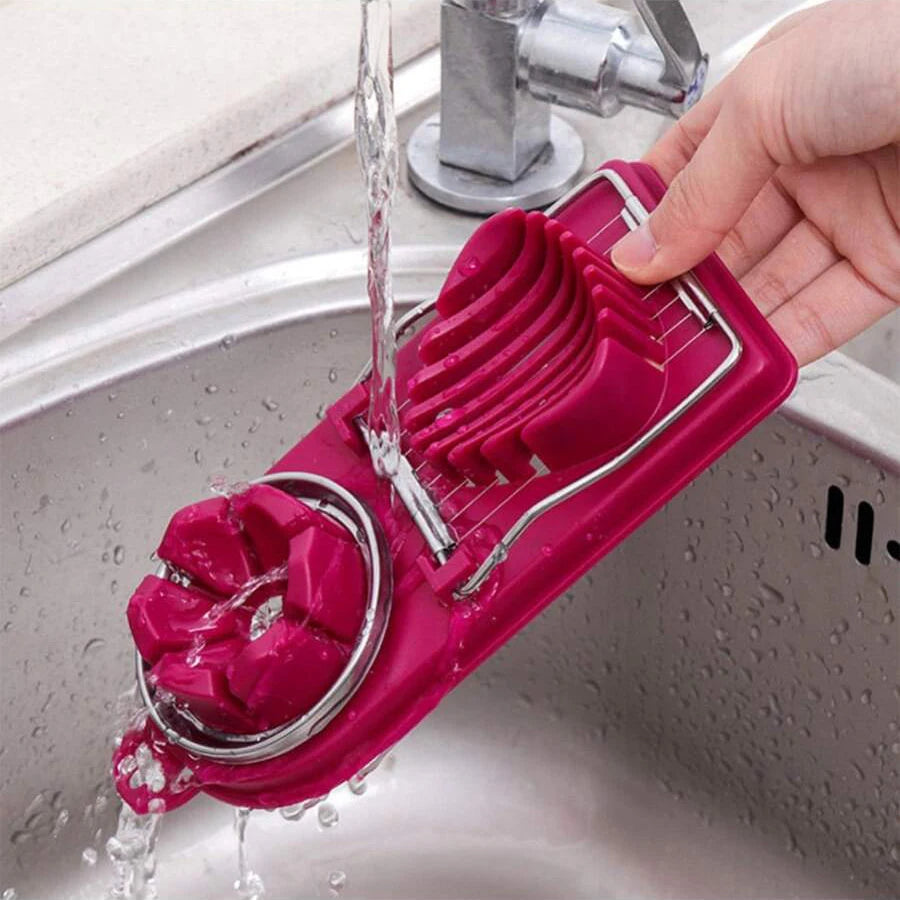 Dual-Purpose Egg Cutter & Wire Slicer – Stainless Steel Base