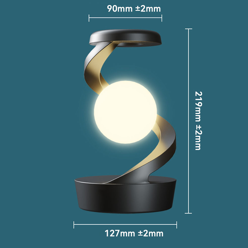 Rotating Moon Lamp – Magnetic Floating Night Light with 3 Modes