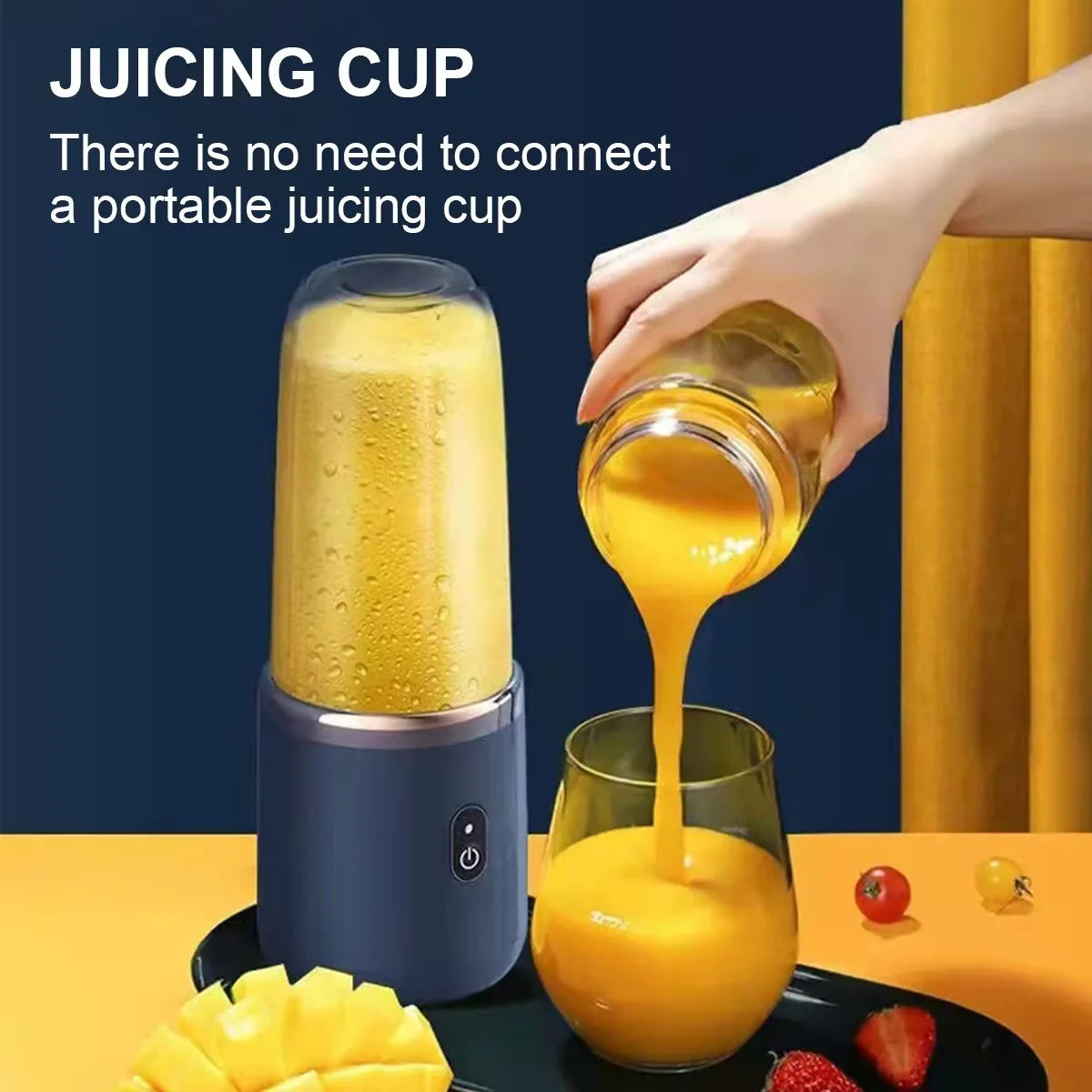Portable USB Mini Blender – Travel Personal Juicer Cup