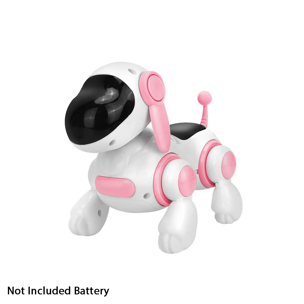 Smart Interactive Robotic Dog Toy – Walking Singing LED Puppy