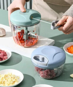 Manual Vegetable Cutter & Chopper – Stainless Steel Blade Kitchen Tool