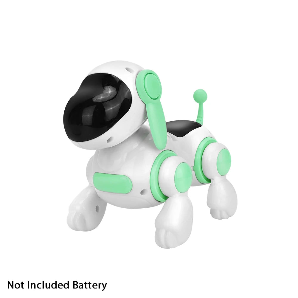 Smart Interactive Robotic Dog Toy – Walking Singing LED Puppy