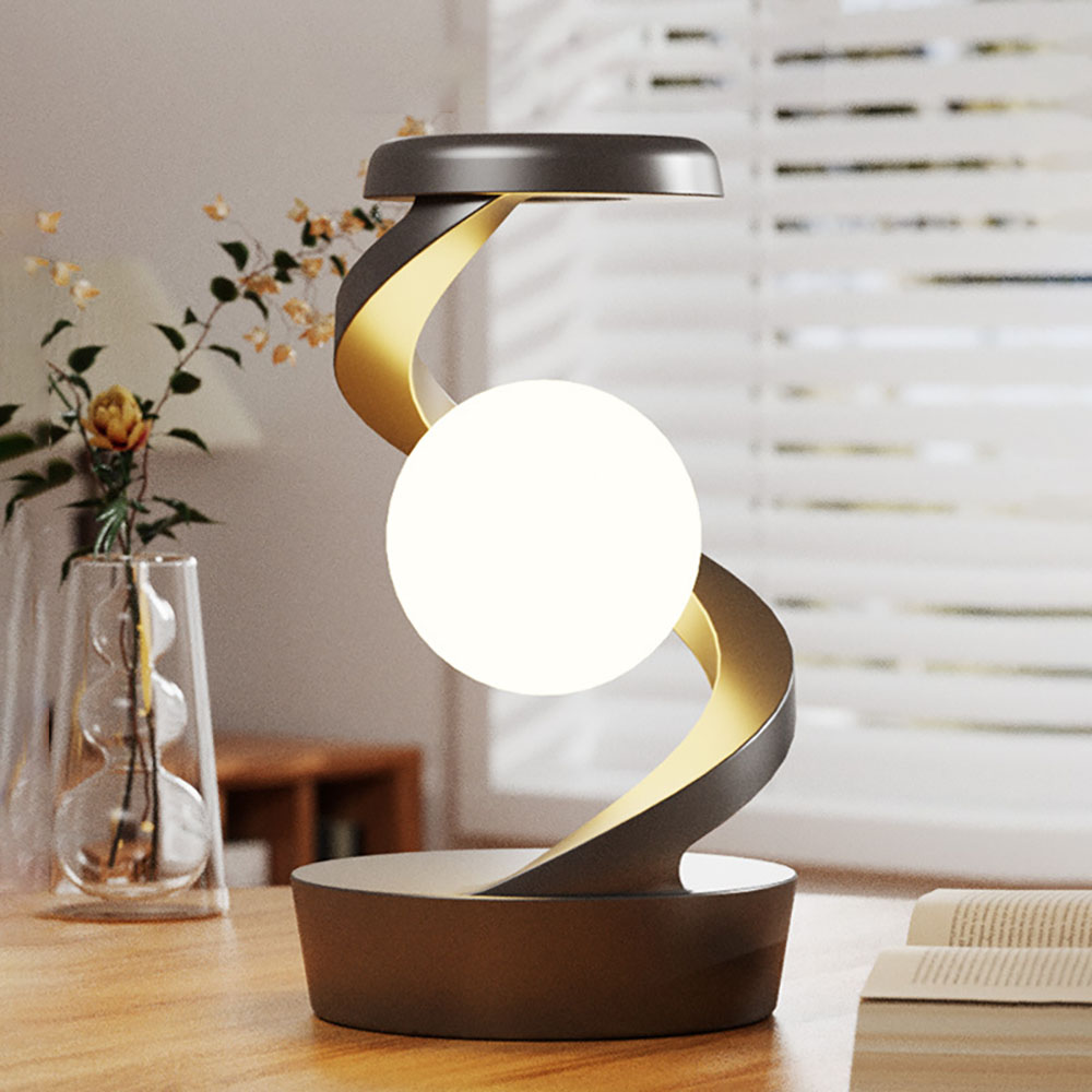 Rotating Moon Lamp – Magnetic Floating Night Light with 3 Modes