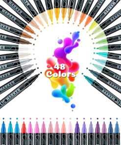 Dual Tip Acrylic Paint Markers Set
