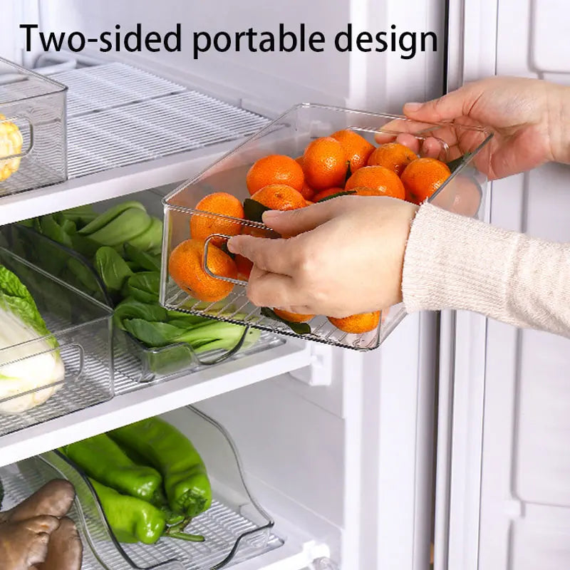 Kitchen Storage Can Dispenser – Space-Saving Refrigerator Organizer Rack