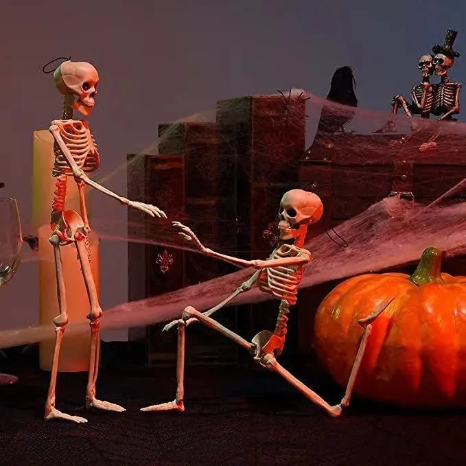 Posable Halloween Skeleton 40-90 cm – Human Bones Décor Prop