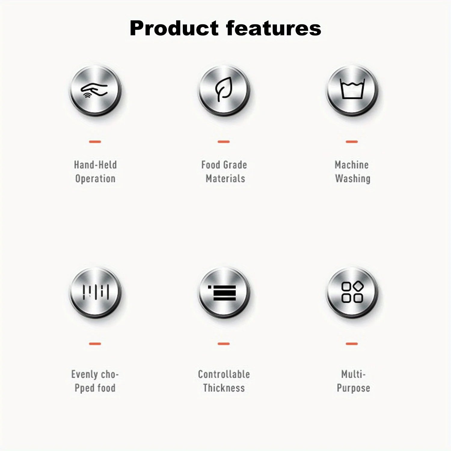 Manual Stainless Steel Food Chopper – Vegetable & Herb Cutter